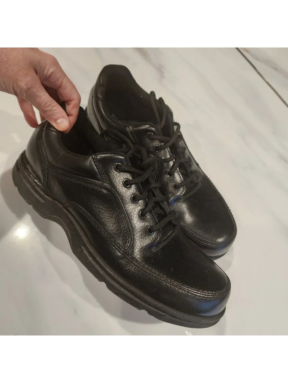 Rockport Men’s Black Leather Walking Comfort Shoes K71218 Size 11.5 flawless